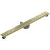 Mexen Flat 360° M08 drehbarer Linienablauf 100 cm, gebürstetes Gold - 1A25100-40