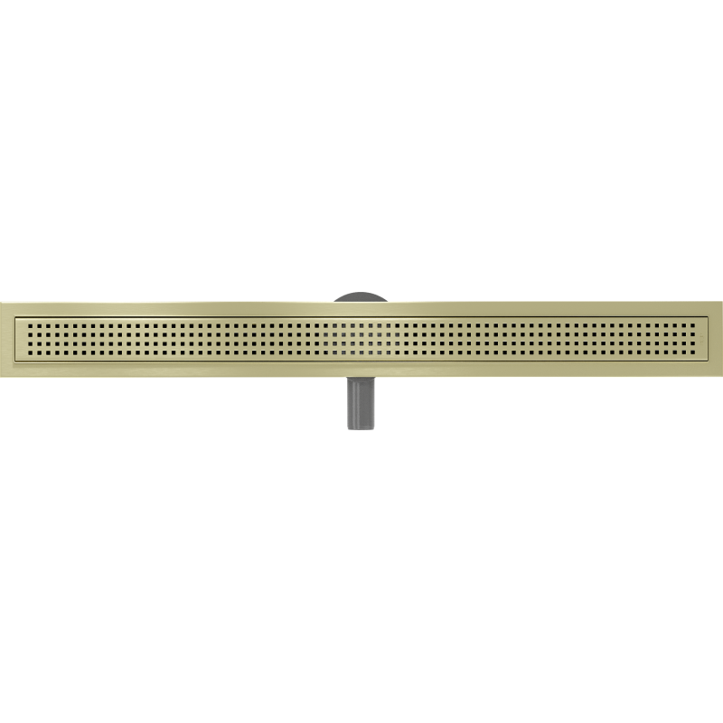 Mexen Flat 360° M08 Drehbarer Linienablauf 80 cm, gebürstetes Gold - 1A25080-40