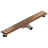 Mexen Flat M08 Linienablauf 50 cm, gebürstetes Kupfer - 1C25050-15