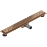 Mexen Flat M08 lineare Entwässerung 70 cm, gebürstetes Kupfer - 1C25070-15