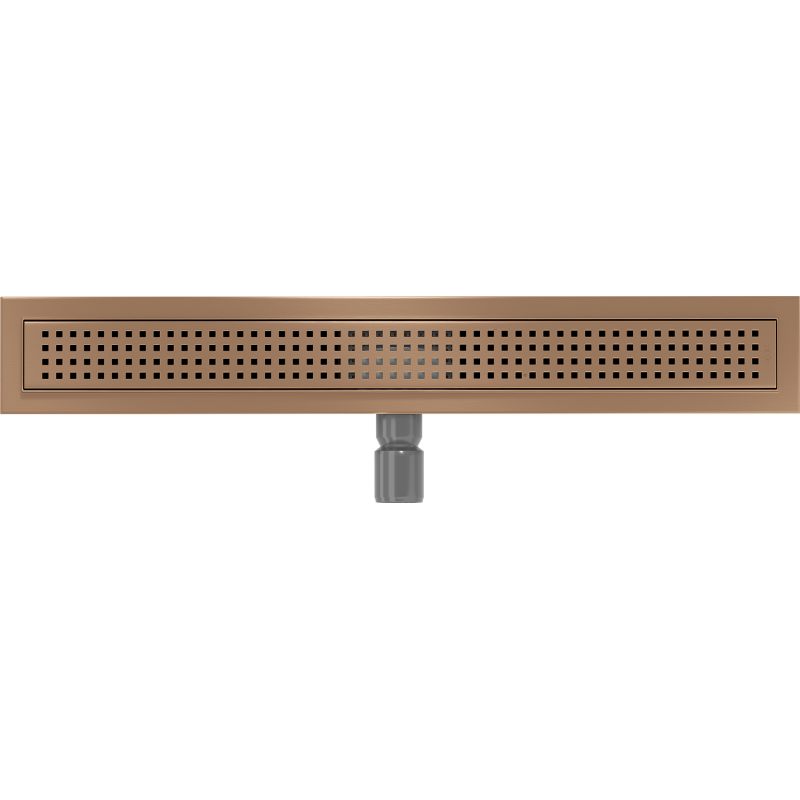 Mexen Flat M08 lineare Entwässerung 70 cm, gebürstetes Kupfer - 1C25070-15