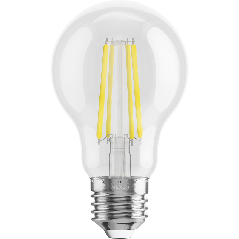 Mexen Vintis LED-Filament-Glühbirne E27, A60, 8W, Neutral - 4000K, 1055 lm, klar - L150-E27-0840-00