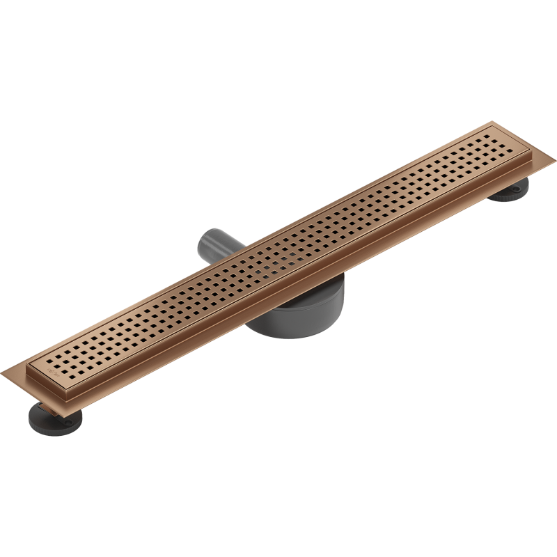 Mexen Flat 360° M08 drehbarer Linienablauf 50 cm, gebürstetes Kupfer - 1C25050-40