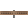 Mexen Flat 360° M08 drehbarer Linienablauf 50 cm, gebürstetes Kupfer - 1C25050-40
