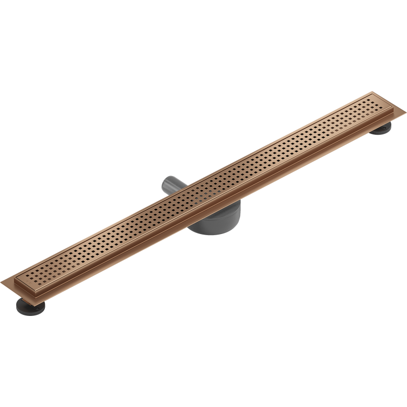 Mexen Flat 360° M08 Drehbarer Rinnenablauf 90 cm, gebürstetes Kupfer - 1C25090-40