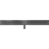 Mexen Flat M08 Linienentwässerung 90 cm, gebürstetes Gun Gray - 1E25090-15