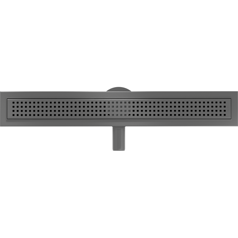 Mexen Flat 360° M08 Rotierender Linienablauf 60 cm, gebürstetes Gun Gray - 1E25060-40