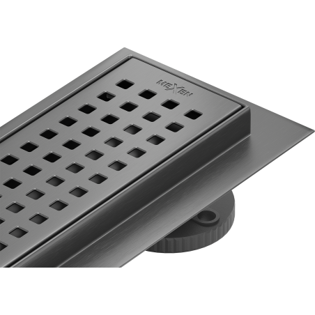 Mexen Flat 360° M08 Drehbarer Linienablauf 70 cm, Gun Gray gebürstet - 1E25070-40