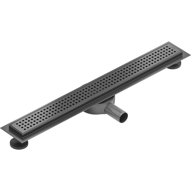 Mexen Flat 360° M08 Drehbarer Linienablauf 70 cm, Gun Gray gebürstet - 1E25070-40