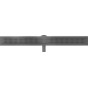 Mexen Flat 360° M08 drehbarer Linienablauf 100 cm, gebürstetes Gun Gray - 1E25100-40