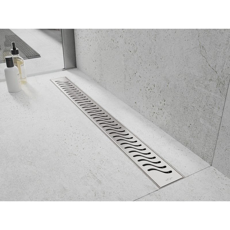 Mexen Flat M09 Abdeckung für Linienentwässerung 90 cm, Inox - 1028090