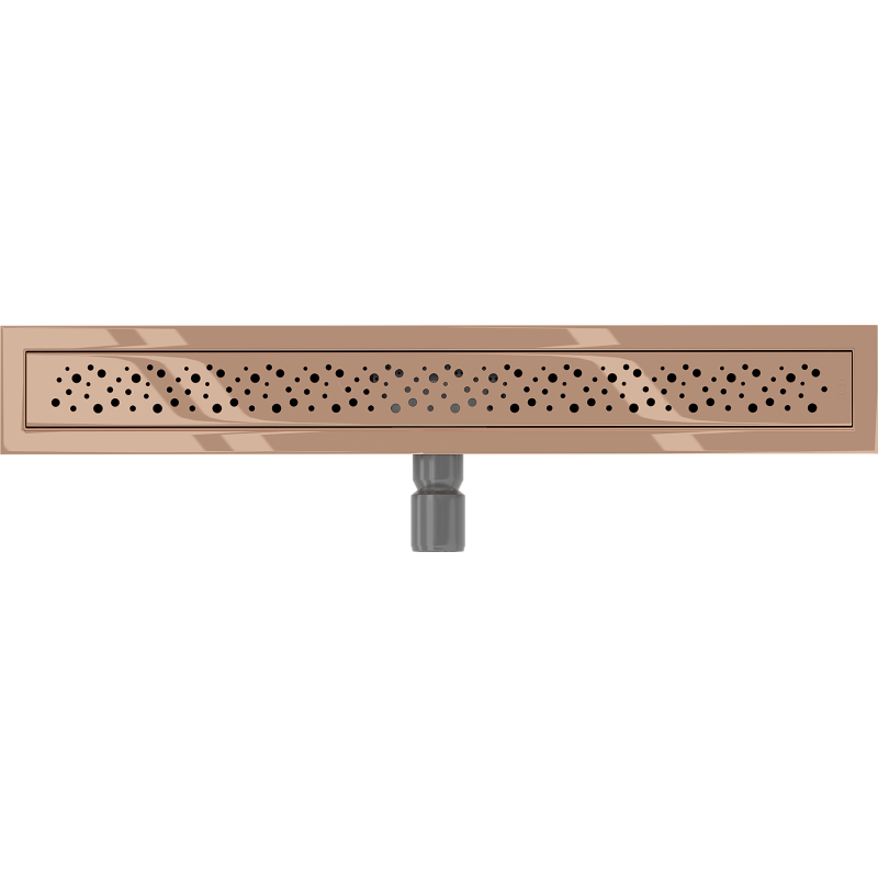 Mexen Flat M12 linearer Abfluss 50 cm, Roségold - 1621050-15