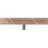 Mexen Flat M12 linearer Abfluss 50 cm, Roségold - 1621050-15