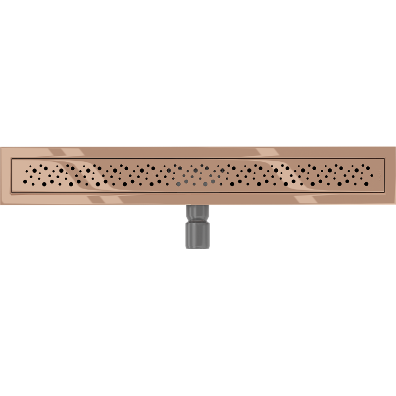 Mexen Flat M12 Linearer Abfluss 60 cm, Roségold - 1621060-15