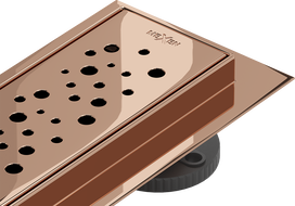 Mexen Flat M12 Linearer Ablauf 100 cm, Roségold - 1621100-15