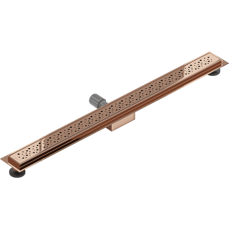 Mexen Flat M12 Linienentwässerung 90 cm, Roségold - 1621090-15