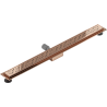 Mexen Flat M12 Linienentwässerung 90 cm, Roségold - 1621090-15