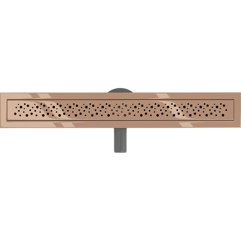 Mexen Flat 360° M12 drehbarer Linienabfluss 60 cm, Roségold - 1621060-40