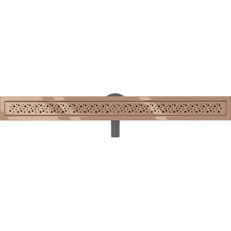 Mexen Flat 360° M12 Drehbarer Linienablauf 100 cm, Roségold - 1621100-40