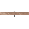 Mexen Flat 360° M12 Drehbarer Linienablauf 100 cm, Roségold - 1621100-40