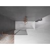 Mexen Velar L Duschwand, 2-flügelig, verschiebbar, 100 x 150 cm, Grafit, gebürstetes Kupfer - 896-100-003-41-65