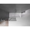 Mexen Velar L Badewannenabtrennung 2-teilig verschiebbar 100 x 150 cm, graphit, chrom - 896-100-003-41-01