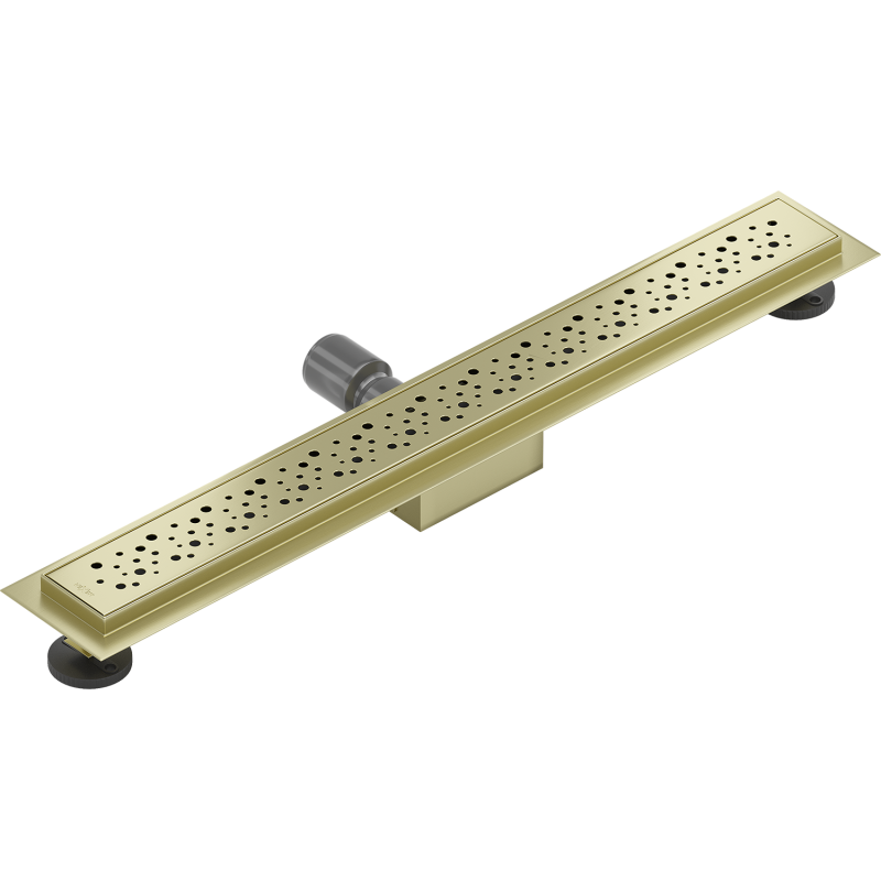 Mexen Flat M12 Linienablauf 50 cm, gebürstetes Gold - 1A21050-15