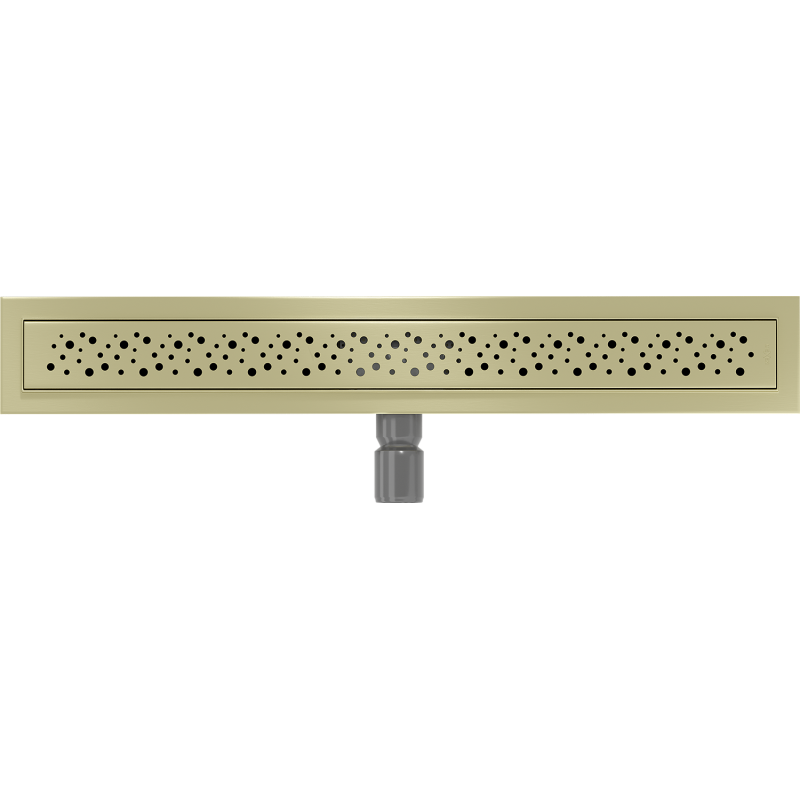 Mexen Flat M12 Linienbodenablauf 70 cm, gebürstetes Gold - 1A21070-15
