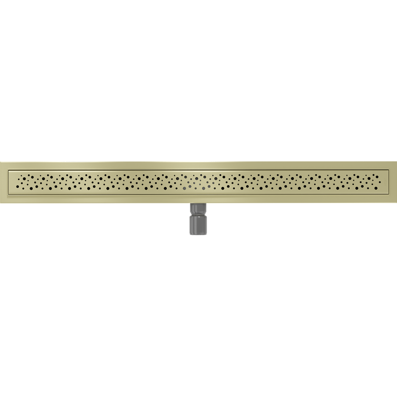 Mexen Flat M12 Linienentwässerung 80 cm, gold gebürstet - 1A21080-15