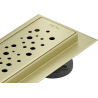 Mexen Flat M12 Linienentwässerung 90 cm, gebürstetes Gold - 1A21090-15