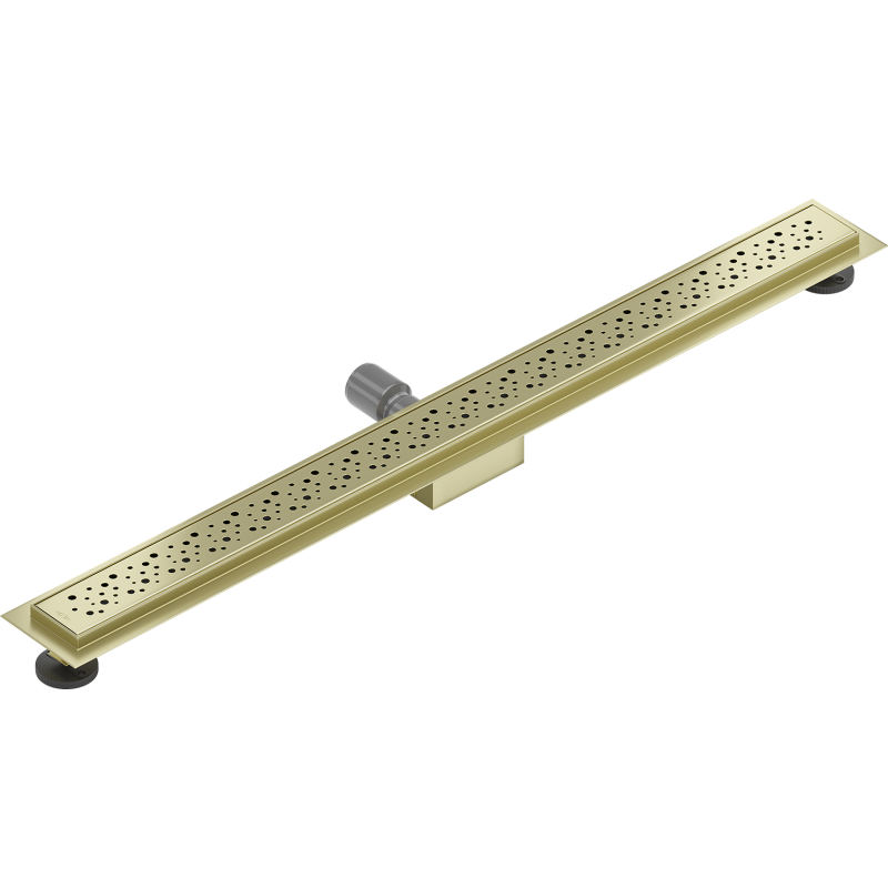 Mexen Flat M12 Linienentwässerung 100 cm, gebürstetes Gold - 1A21100-15