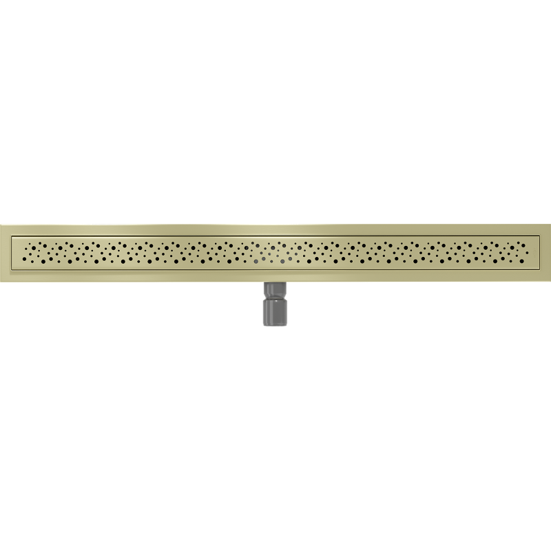 Mexen Flat M12 Linienentwässerung 100 cm, gebürstetes Gold - 1A21100-15