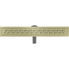 Mexen Flat 360° M12 Drehbarer Linienablauf 60 cm, gebürstet gold - 1A21060-40