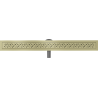 Mexen Flat 360° M12 Drehbarer Linienablauf 80 cm, gebürstetes Gold - 1A21080-40