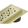 Mexen Flat 360° M12 Drehbarer Linienablauf 90 cm, gebürstetes Gold - 1A21090-40