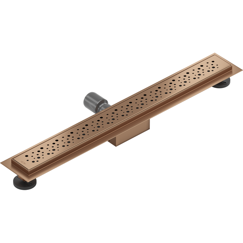 Mexen Flat M12 Linienablauf 50 cm, gebürstetes Kupfer - 1C21050-15