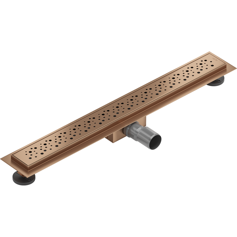 Mexen Flat M12 Linienablauf 50 cm, gebürstetes Kupfer - 1C21050-15