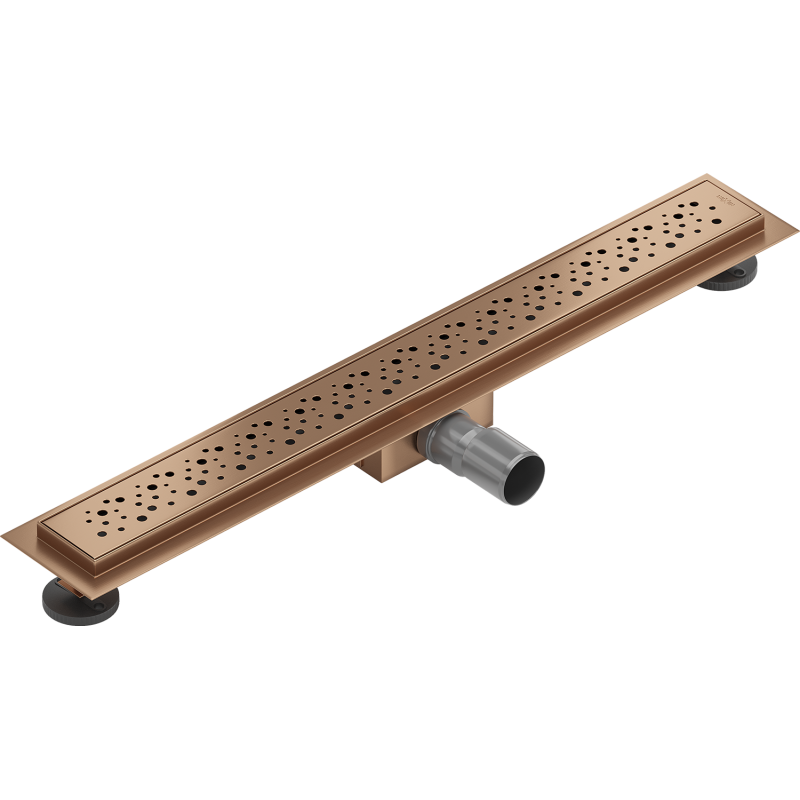 Mexen Flat M12 Linienentwässerung 60 cm, gebürstetes Kupfer - 1C21060-15