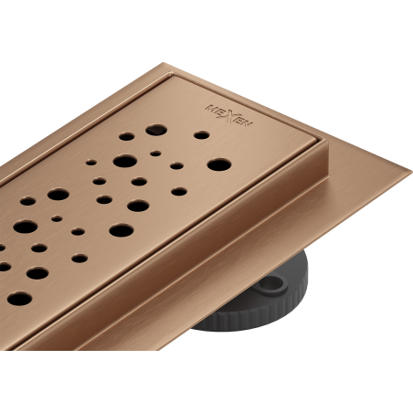 Mexen Flat M12 Linearablauf 70 cm, gebürstetes Kupfer - 1C21070-15