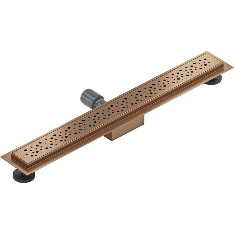 Mexen Flat M12 Linearablauf 70 cm, gebürstetes Kupfer - 1C21070-15
