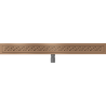 Mexen Flat M12 Linienentwässerung 80 cm, gebürstetes Kupfer - 1C21080-15