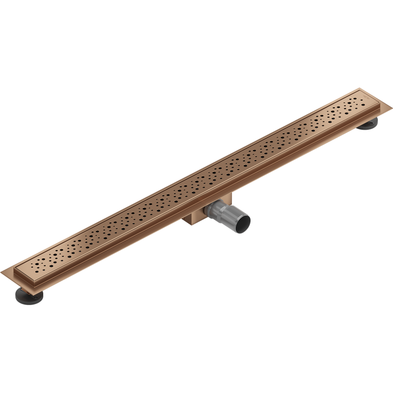 Mexen Flat M12 Ablaufrinne 90 cm, gebürstetes Kupfer - 1C21090-15