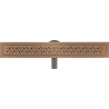 Mexen Flat 360° M12 Drehbarer Linienablauf 50 cm, gebürstetes Kupfer - 1C21050-40