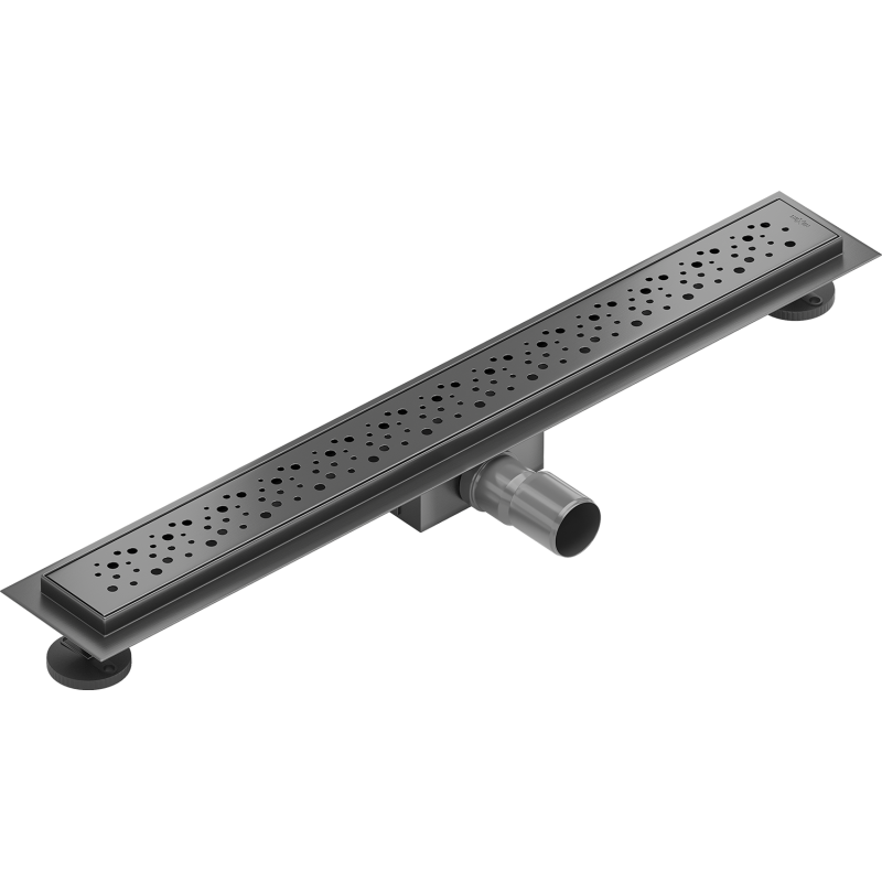 Mexen Flat M12 Linienentwässerung 50 cm, gebürstet gun gray - 1E21050-15