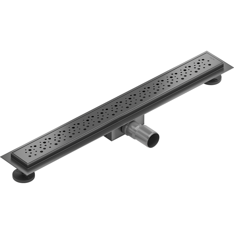 Mexen Flat M12 Linienablauf 60 cm, gebürstetes Gun Grau - 1E21060-15