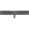 Mexen Flat M12 Linienablauf 70 cm, gebürstet Gun Gray - 1E21070-15