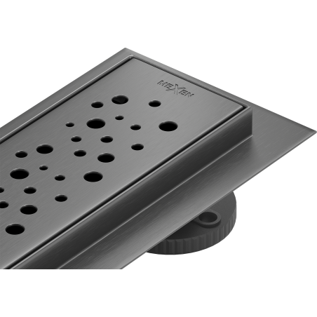 Mexen Flat 360° M12 Drehbarer Linienabfluss 50 cm, gebürstetes Gun Gray - 1E21050-40