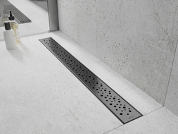 Mexen Flat 360° M12 Drehbarer Linienabfluss 50 cm, gebürstetes Gun Gray - 1E21050-40