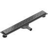 Mexen Flat 360° M12 Drehbarer Linienabfluss 50 cm, gebürstetes Gun Gray - 1E21050-40