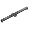 Mexen Flat 360° M12 Drehbarer Linienablauf 80 cm, gebürstet gun gray - 1E21080-40